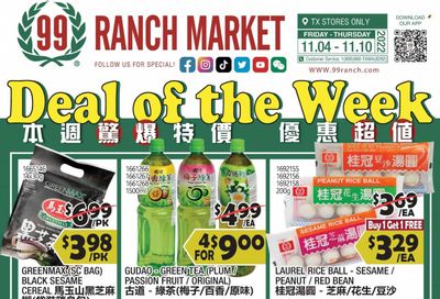 99 Ranch Market (TX) Weekly Ad Flyer Specials November 4 to November 10, 2022