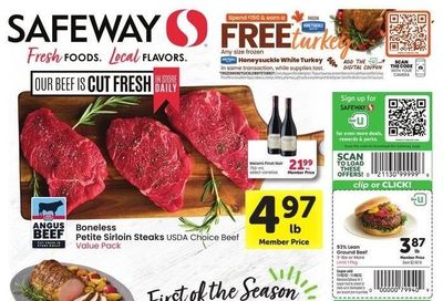 Safeway (SD) Weekly Ad Flyer Specials November 2 to November 8, 2022