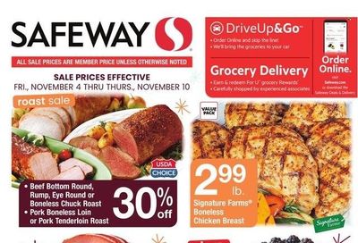 Safeway (MD, VA) Weekly Ad Flyer Specials November 4 to November 10, 2022