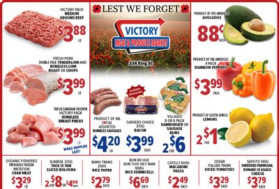 Victory Meat Market Flyer November 8 to 12