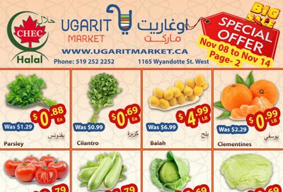 Ugarit Market Flyer November 8 to 14