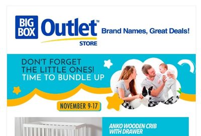 Big Box Outlet Store Flyer November 9 to 17