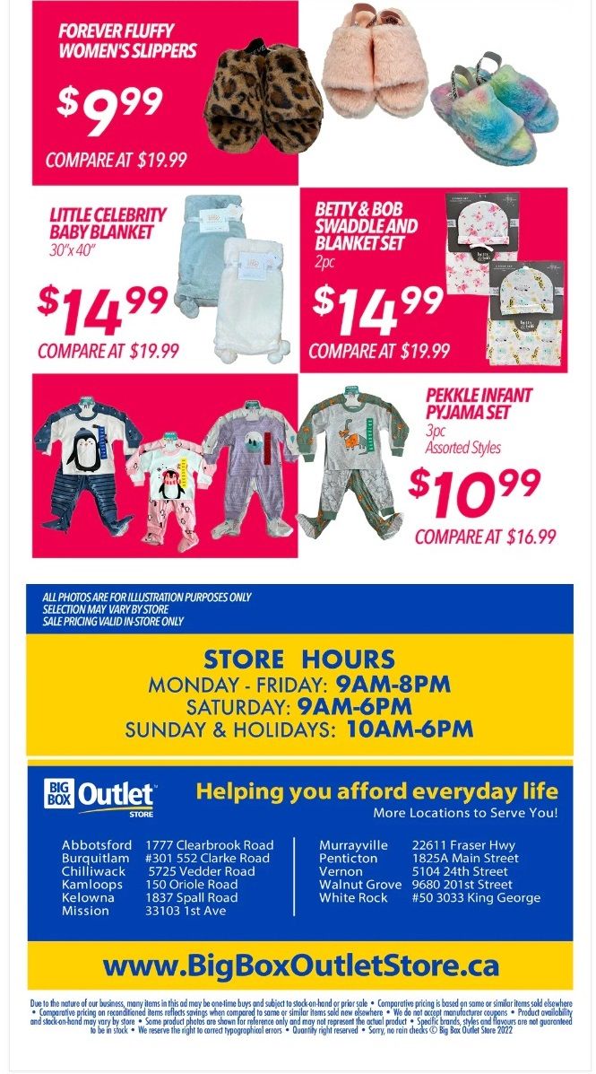 Big Box Outlet Store Flyer November 9 to 17