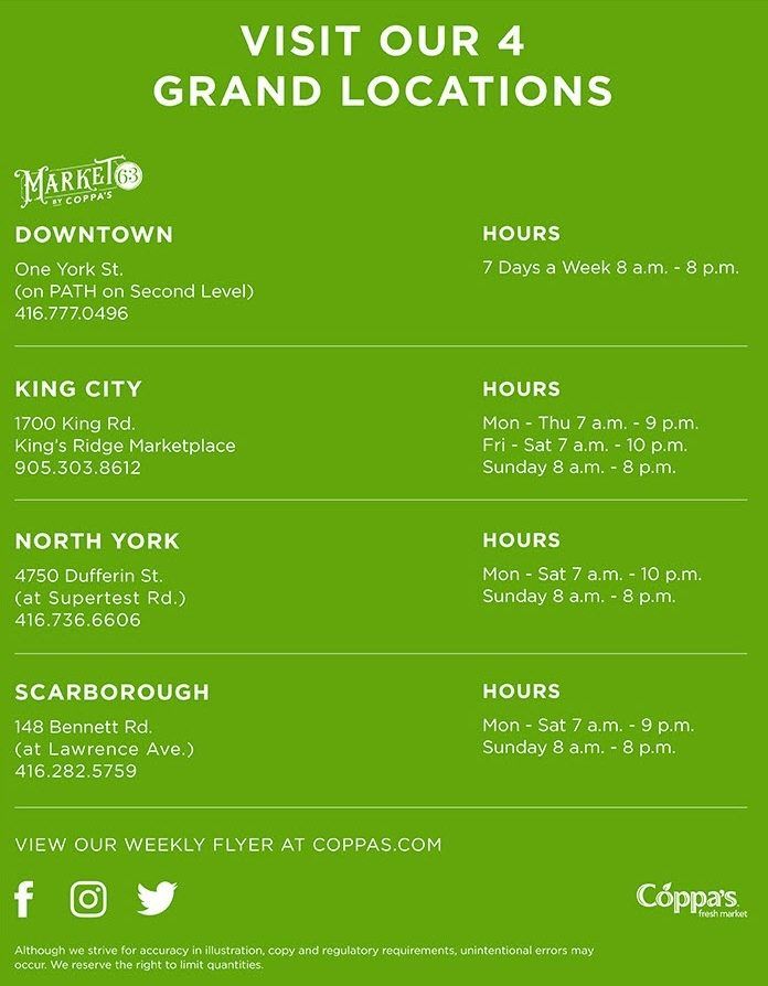 Coppa's Fresh Market Flyer April 15 to 21