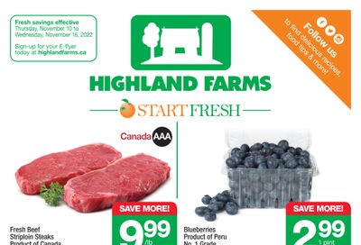 Highland Farms Flyer November 10 to 16