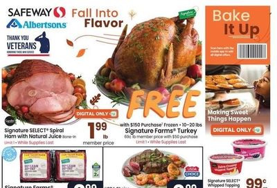 Safeway (WA) Weekly Ad Flyer Specials November 9 to November 15, 2022