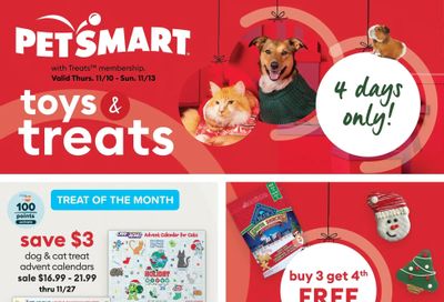 PetSmart 4-Days Sale Flyer November 10 to 13