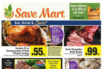 Save Mart (CA, NV) Weekly Ad Flyer Specials November 2 to November 8, 2022