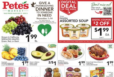 Pete's Fresh Market (IL) Weekly Ad Flyer Specials November 2 to November 8, 2022