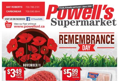Powell's Supermarket Flyer November 10 to 16