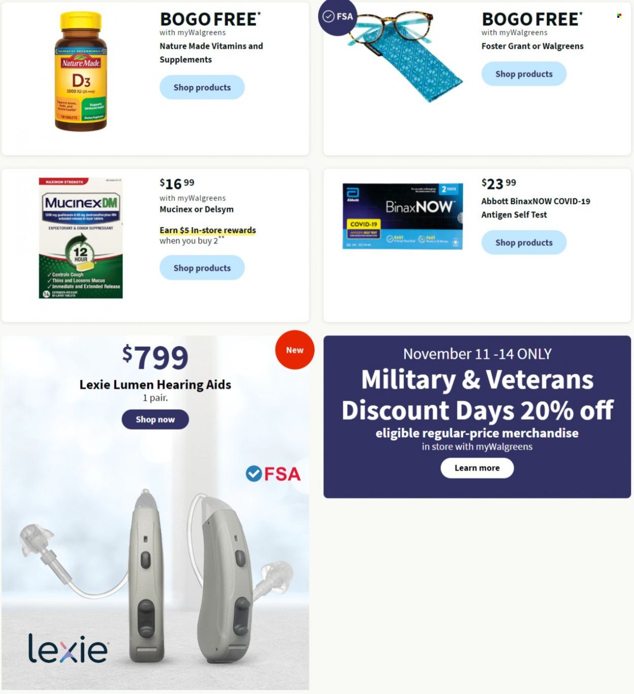 Walgreens Weekly Ad Flyer Specials November 6 to November 12, 2022
