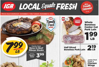 IGA (AL) Weekly Ad Flyer Specials November 2 to November 8, 2022