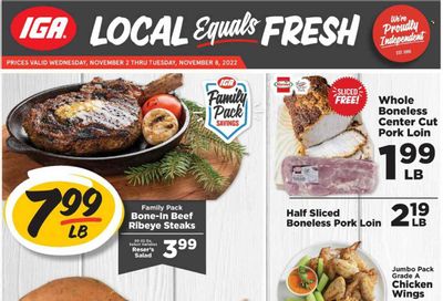 IGA (VA) Weekly Ad Flyer Specials November 2 to November 8, 2022