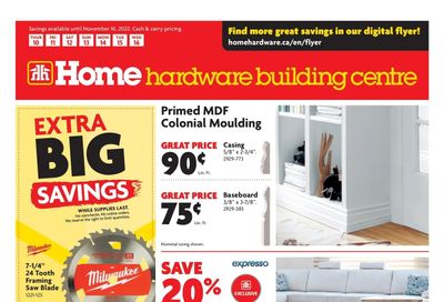 Home Hardware Building Centre (ON) Flyer November 10 to 16