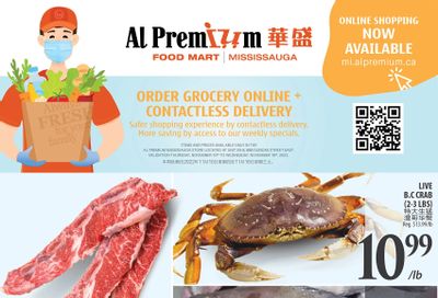Al Premium Food Mart (Mississauga) Flyer November 10 to 16
