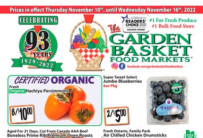 The Garden Basket Flyer November 10 to 16