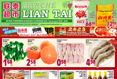 Marche Lian Tai Flyer November 10 to 16