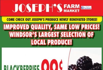 Joseph's Farm Market Flyer November 10 and 11