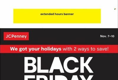 JCPenney Weekly Ad Flyer Specials November 7 to November 10, 2022