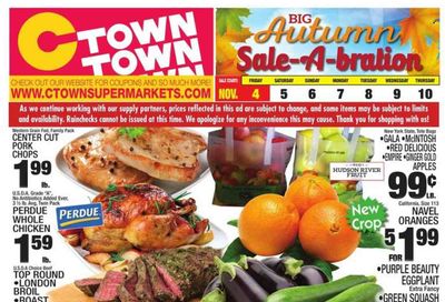 C-Town (CT, FL, MA, NJ, NY, PA) Weekly Ad Flyer Specials November 4 to November 10, 2022