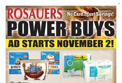 Rosauers (ID, MT, OR, WA) Weekly Ad Flyer Specials November 2 to November 29, 2022