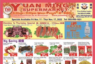 Yuan Ming Supermarket Flyer November 11 to 17