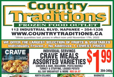 Country Traditions Flyer November 10 to 17