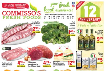 Commisso's Fresh Foods Flyer November 11 to 17