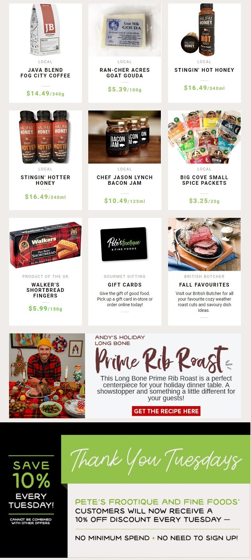 Pete's Fine Foods Flyer November 10 to 16