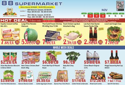 88 Supermarket Flyer November 10 to 16