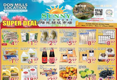 Sunny Foodmart (Don Mills) Flyer November 11 to 17