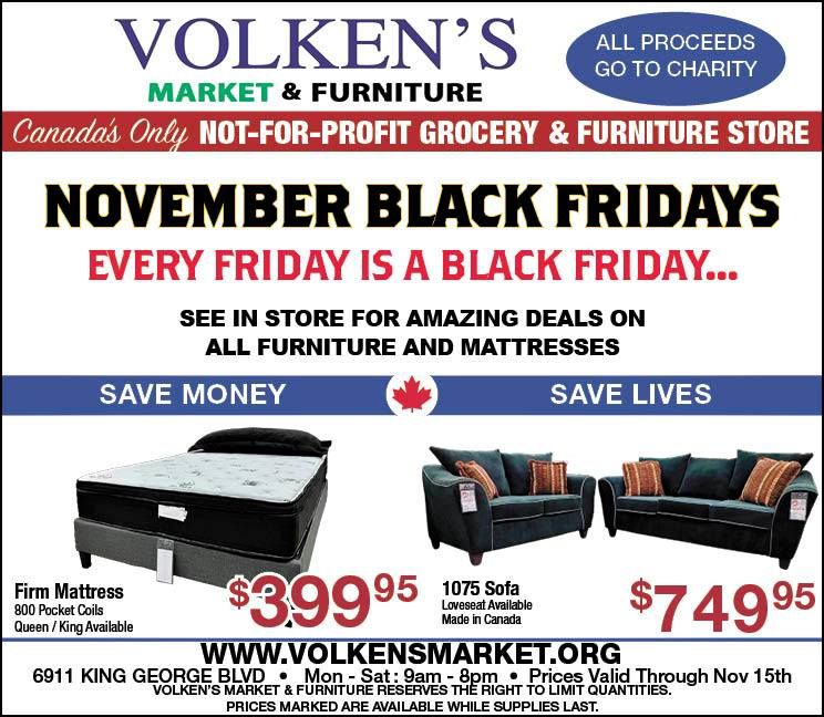 Volken's Market & Furniture Flyer November 9 to 15