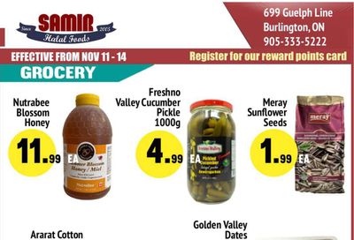 Samir Supermarket Flyer November 11 to 14