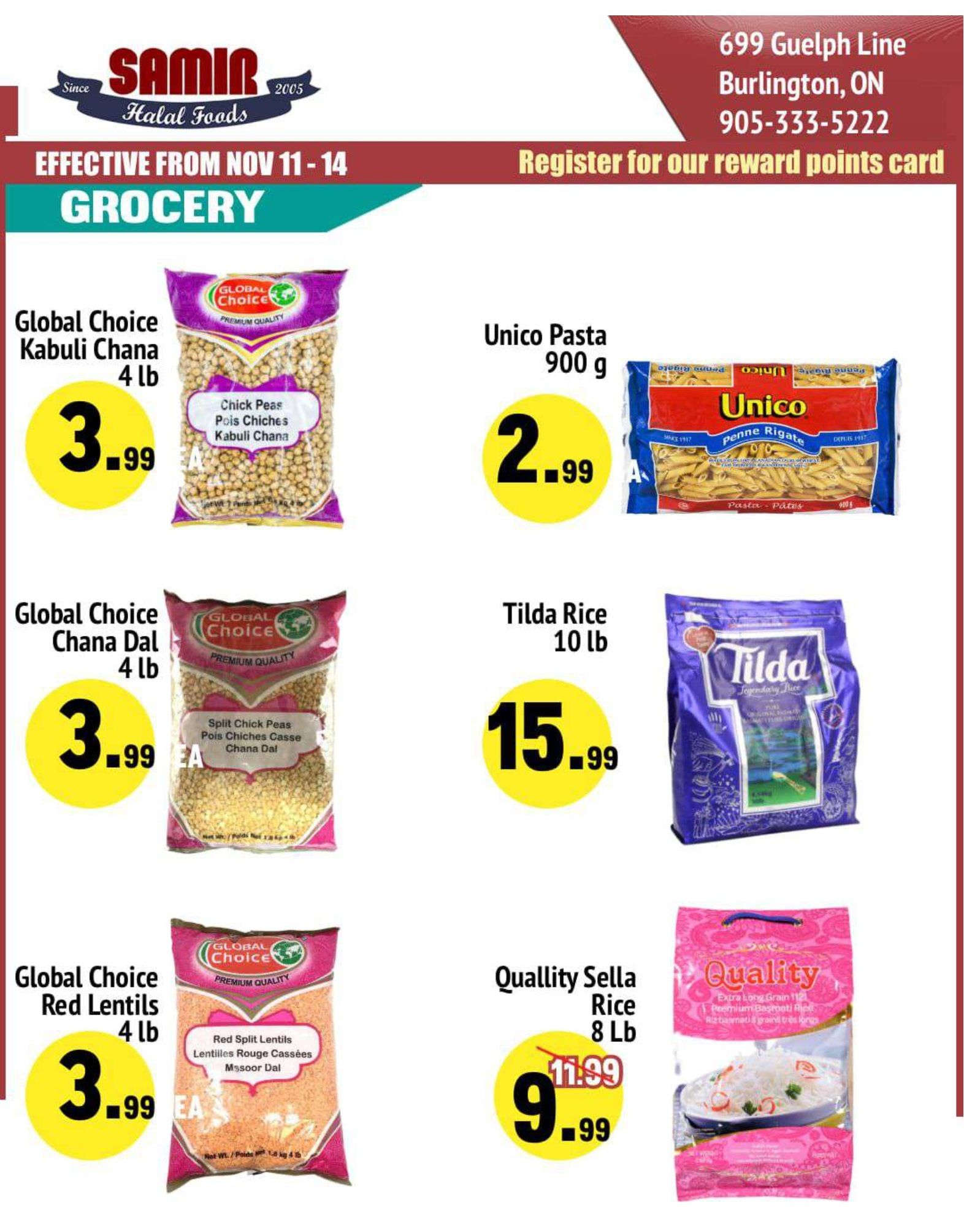 Samir Supermarket Flyer November 11 to 14