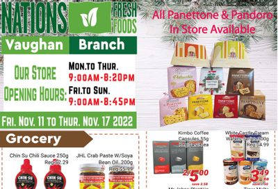 Nations Fresh Foods (Vaughan) Flyer November 11 to 17