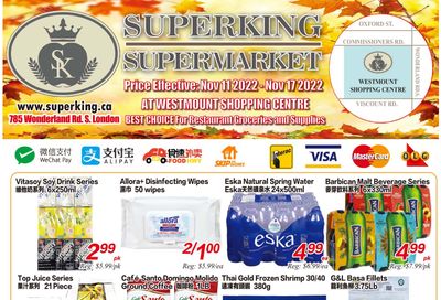 Superking Supermarket (London) Flyer November 11 to 17