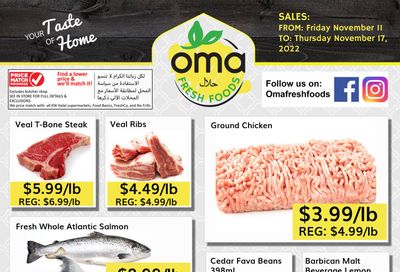 Oma Fresh Foods Flyer November 11 to 17