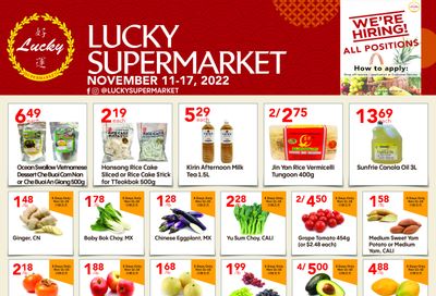 Lucky Supermarket (Calgary) Flyer November 11 to 17