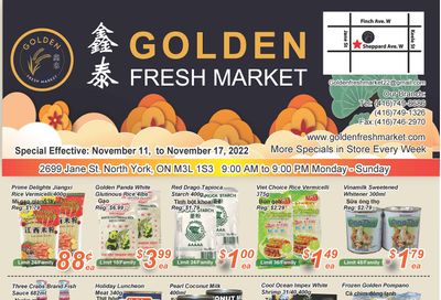 Golden Fresh Market Flyer November 11 to 17