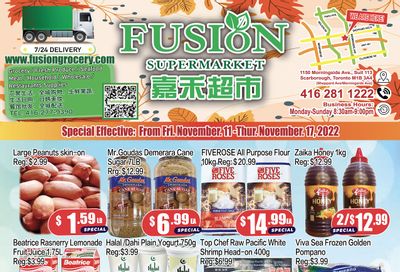 Fusion Supermarket Flyer November 11 to 17