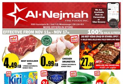 Alnejmah Fine Foods Inc. Flyer November 11 to 17