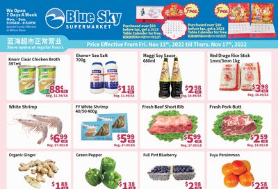 Blue Sky Supermarket (North York) Flyer November 11 to 17