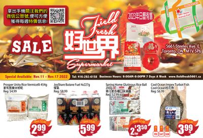 Field Fresh Supermarket Flyer November 11 to 17