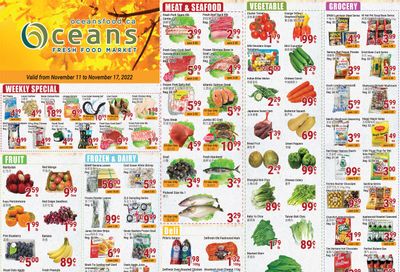 Oceans Fresh Food Market (Mississauga) Flyer November 11 to 17