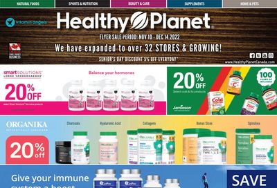 Healthy Planet Flyer November 10 to December 14