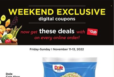 Cub Foods (MN) Weekly Ad Flyer Specials November 11 to November 13, 2022