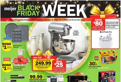 Meijer (IL, IN, KY, MI, OH, WI) Weekly Ad Flyer Specials November 20 to November 26, 2022