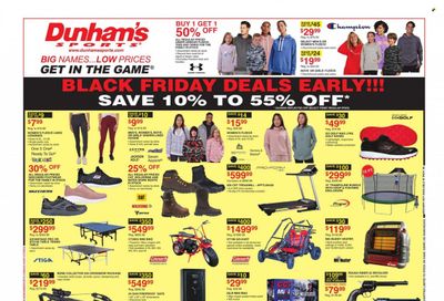 Dunham's Sports Weekly Ad Flyer Specials November 12 to November 17, 2022