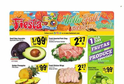 Fiesta Mart (TX) Weekly Ad Flyer Specials November 9 to November 15, 2022