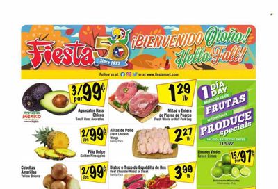 Fiesta Mart (TX) Weekly Ad Flyer Specials November 9 to November 15, 2022